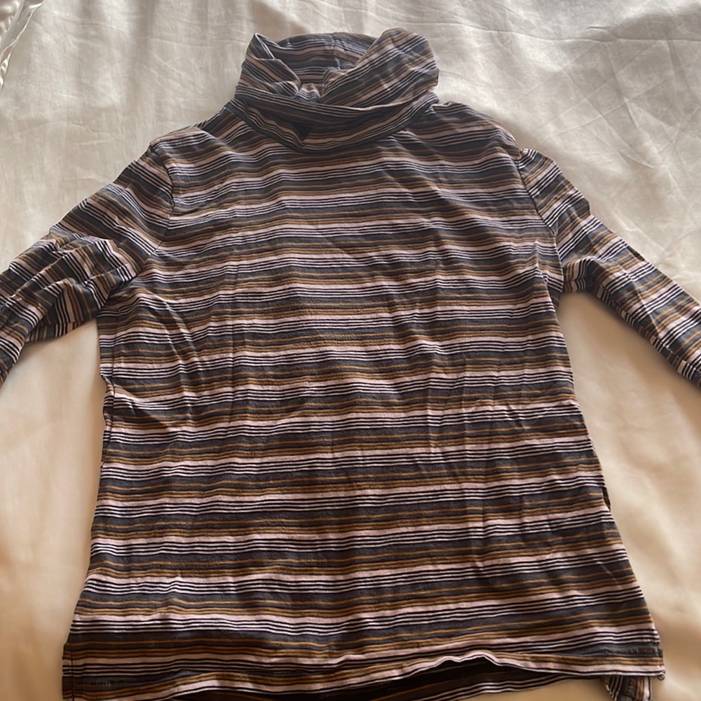 Madewell Striped turtleneck